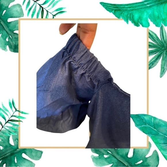 Denim Off Shoulder Tunic - Picture 5 of 10